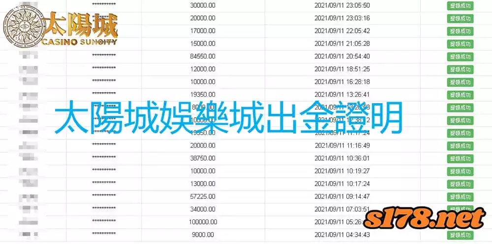 太陽城娛樂城出金證明 有誠有信保證無外掛!